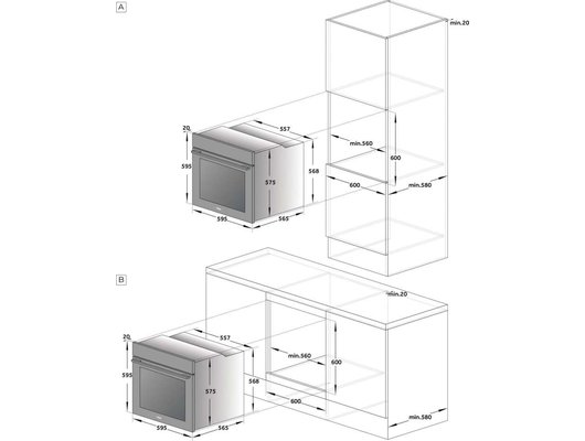 Духовой шкаф HAIER HOQ-M5AAN3GB